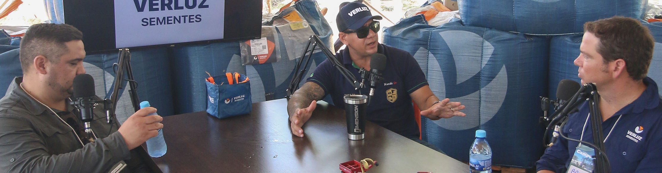 Podcast gravado no 5º Dia de Campo da Verluz Sementes